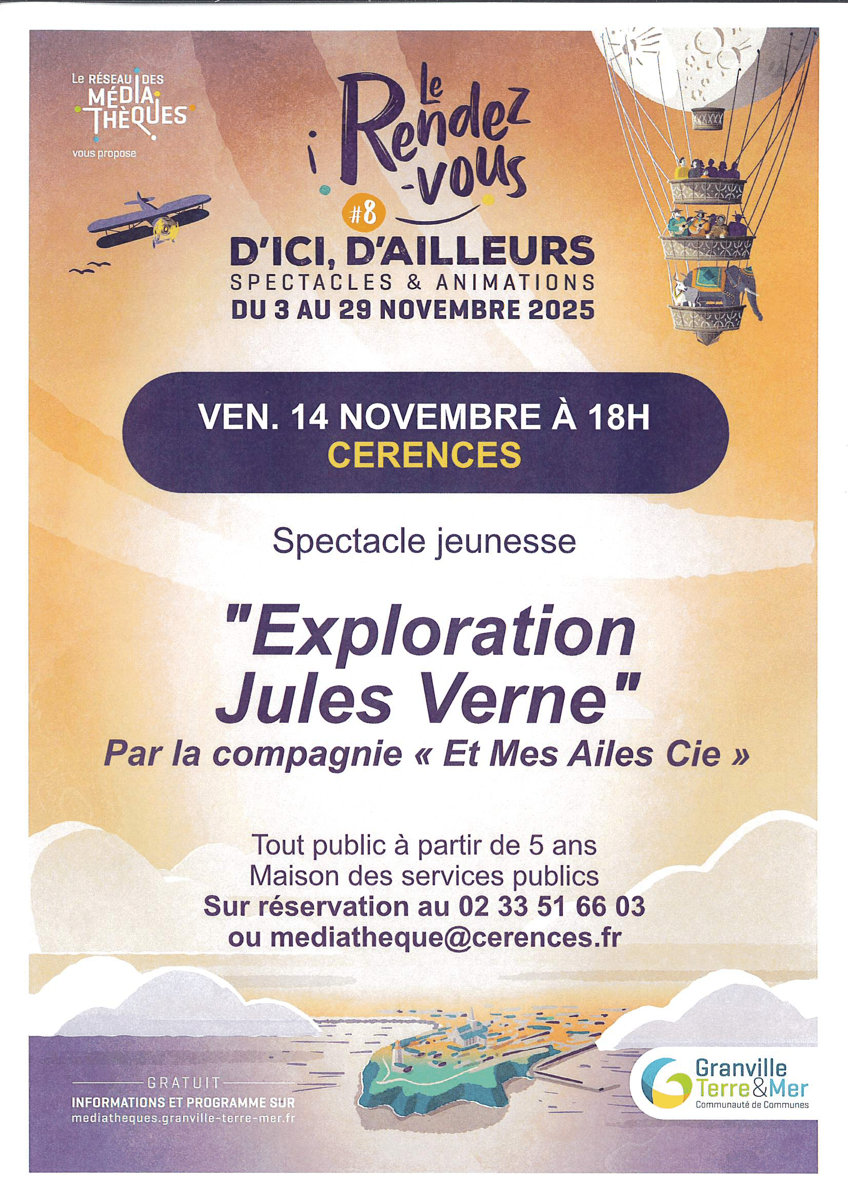 Affiche Exploration Jules Vernes 1