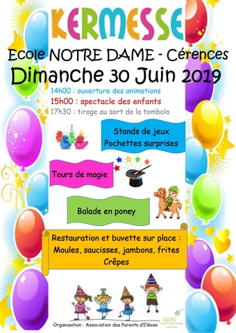 Affiche kermesse