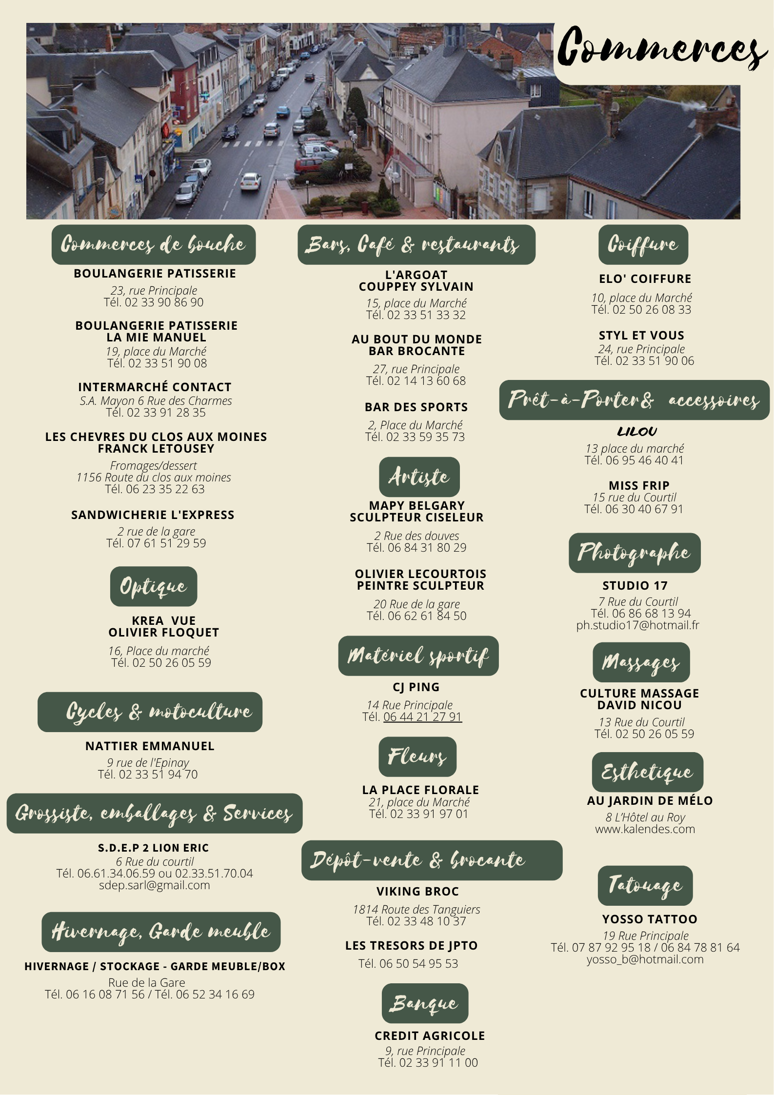 Artisans de Cérences