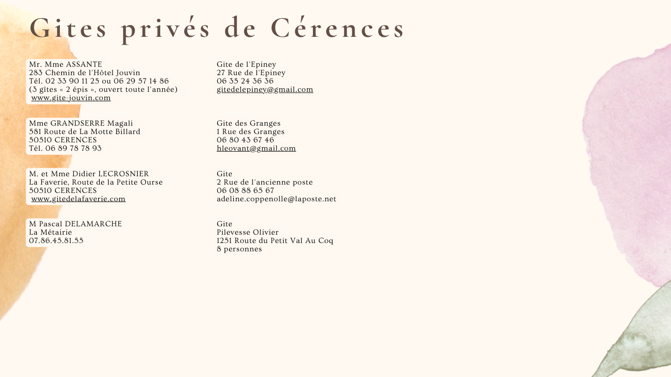 Gites privés1