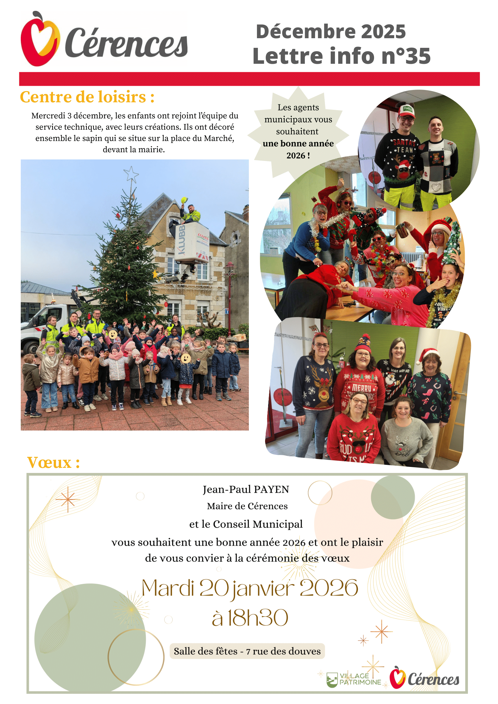 Cérences info novembre 2025 recto