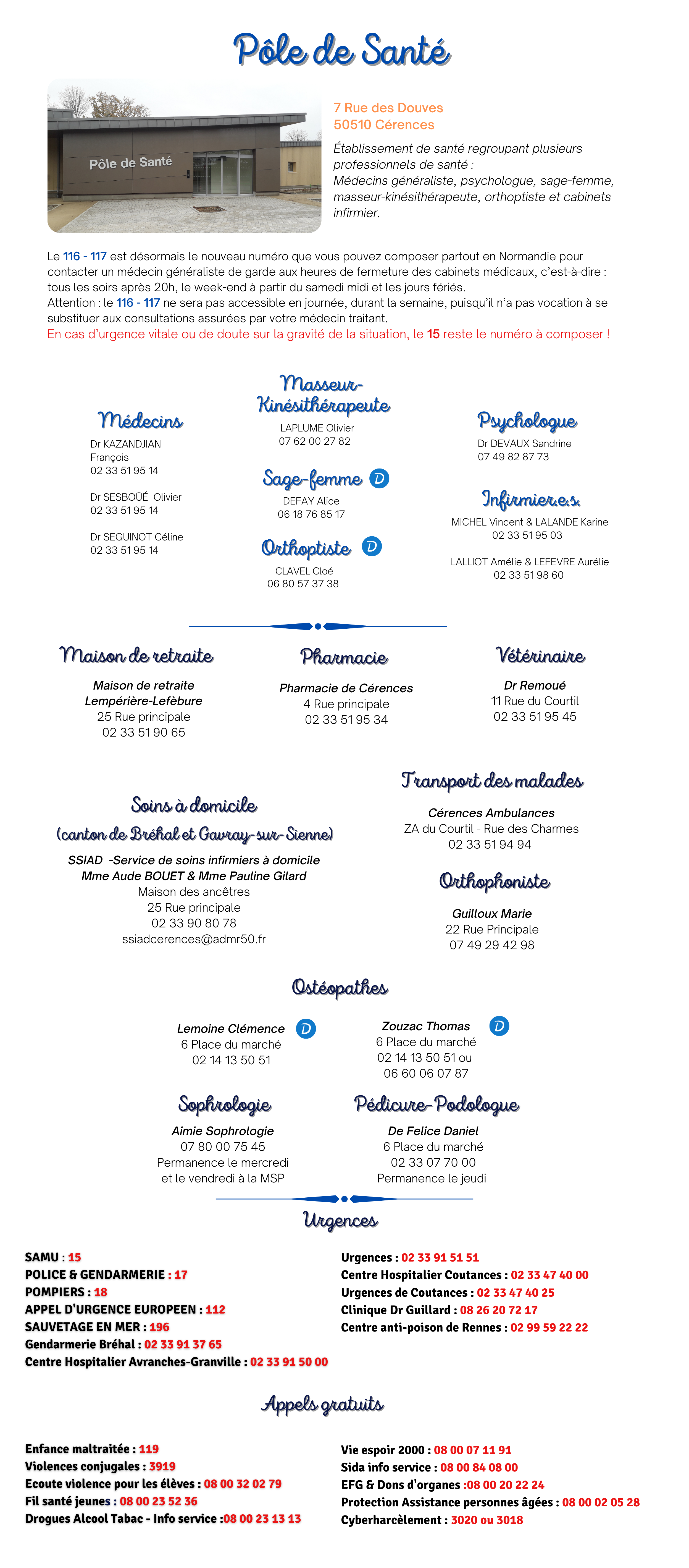 Santé cerences