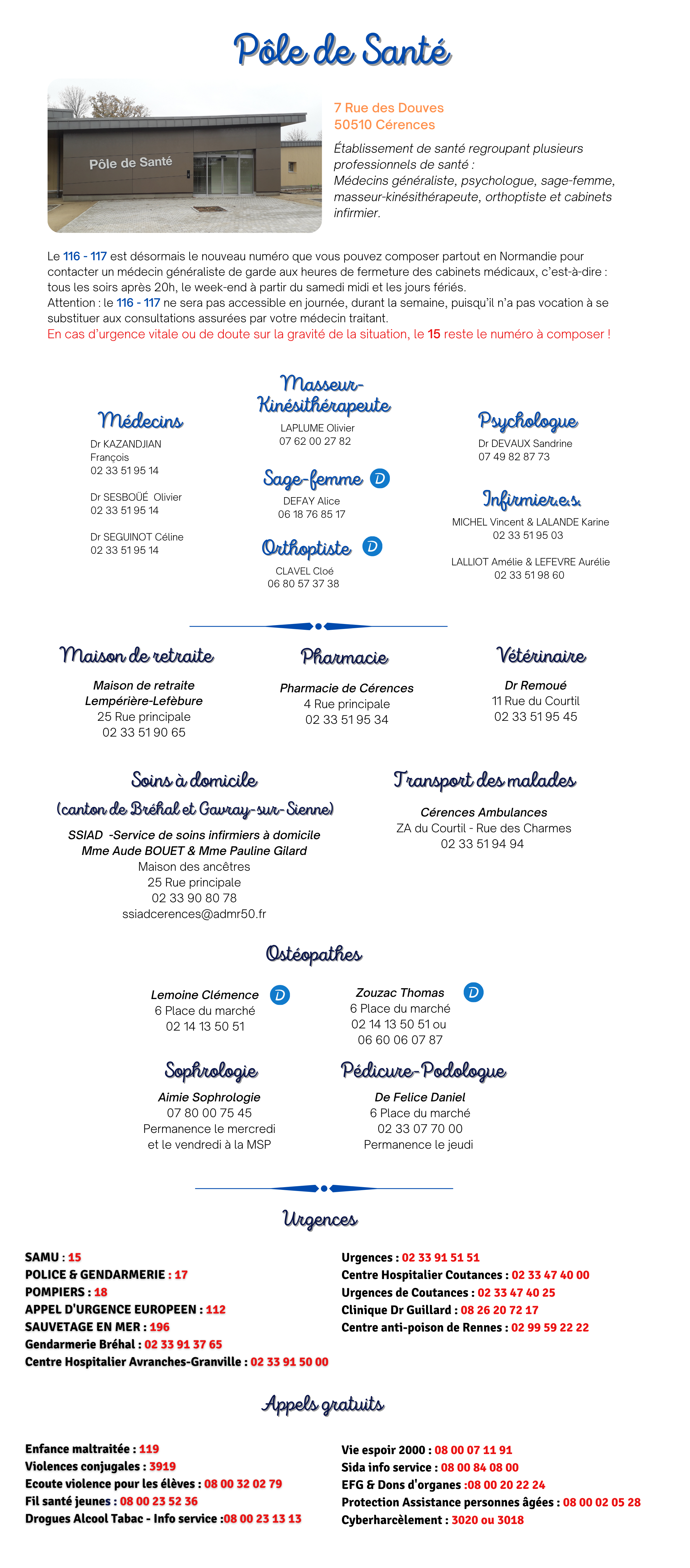 Santé cerences